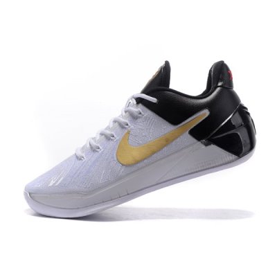 Nike Erkek Kobe A.D. Beyaz / Siyah / Metal Altın Basketbol Ayakkabısı Türkiye - LLX00RY4